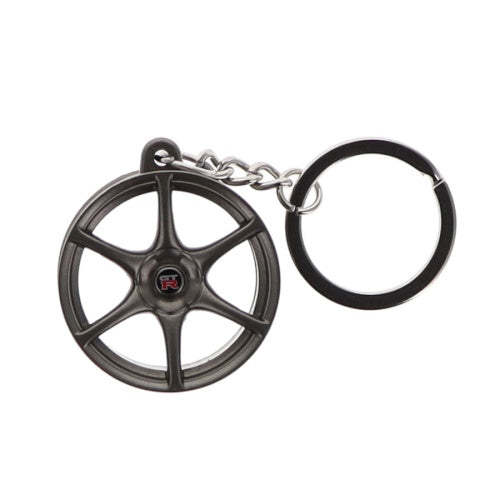 Nissan GT-R Wheel Key Chain Series Toys Cabin 1.5-Inch Collectible Key Ring