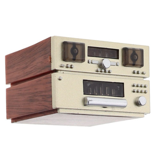 Full Component Stereo Light Up With Sound Mahogany And Gold Toys Spirits 2-Inch Toy