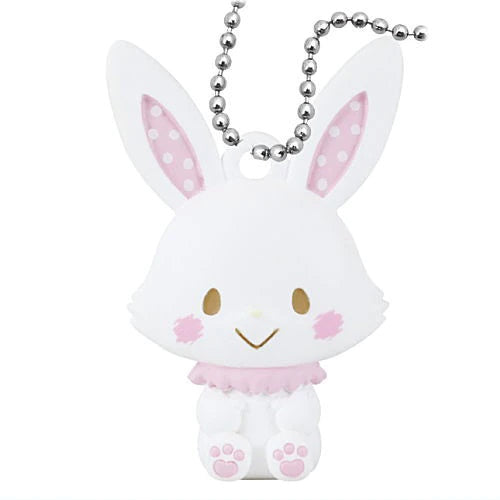 Sanrio Characters Petanko Mascot Team White Takara Tomy 2-Inch Key Chain