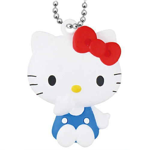 Sanrio Characters Petanko Mascot Team White Takara Tomy 2-Inch Key Chain