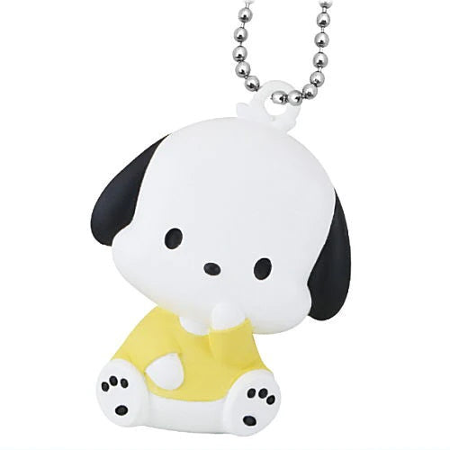 Sanrio Characters Petanko Mascot Team White Takara Tomy 2-Inch Key Chain