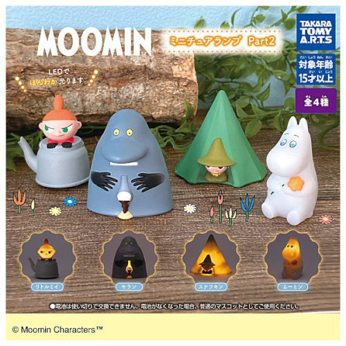Moomin Characters Miniature Light-Up Mascot Takara Tomy 2-Inch Toy ...