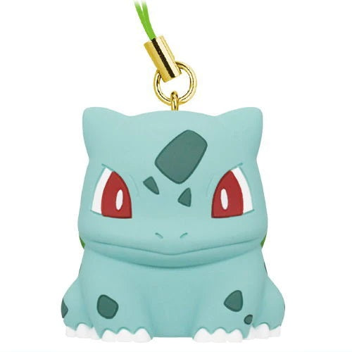 Pokemon Grass Type Petanko Mascot Takara Tomy 1-Inch Key Chain