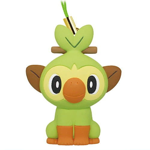 Pokemon Grass Type Petanko Mascot Takara Tomy 1-Inch Key Chain