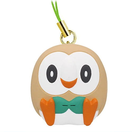 Pokemon Grass Type Petanko Mascot Takara Tomy 1-Inch Key Chain