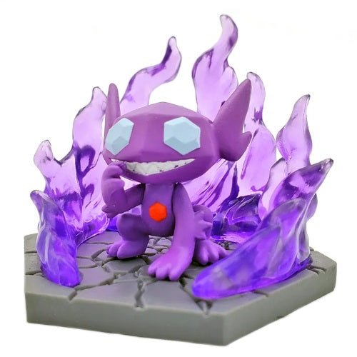 Pokemon Diorama Collect Fighting And Ghost Takara Tomy 3-Inch Collectible Toy