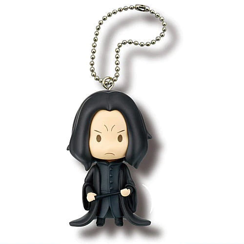 Harry Potter Riding On Broom Mascot Takara Tomy 2-Inch Key Chain Mini-Figure