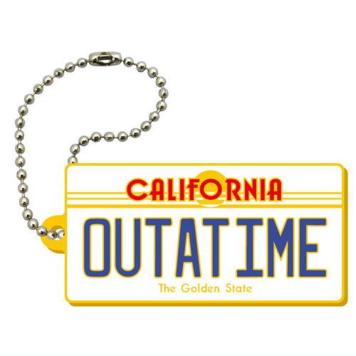 Back To The Future Rubber Mascot Series Takara Tomy 2-Inch Key Chain
