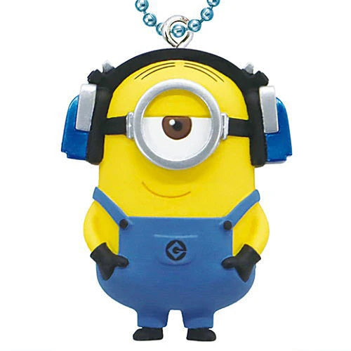 Despicable Me Minions Petanko Mascot Takara Tomy 1-Inch Key Chain