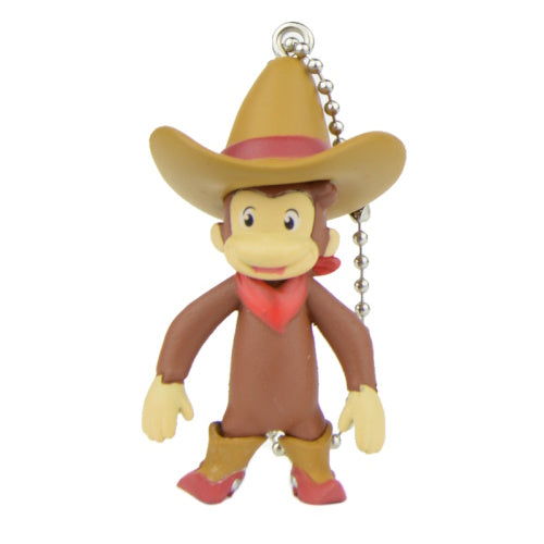 Curious George Costume Mascot Takara Tomy 2-Inch Key Chain
