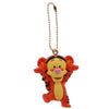 Winnie The Pooh Petanko Mascot Takara Tomy 2-Inch Key Chain