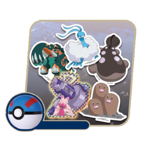 Pokemon Monster Ball Get Sticker Collection Takara Tomy Sticker Set