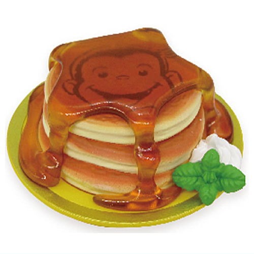 Curious George Yummy Food Mascot Takara Tomy 2-Inch Mini-Figure