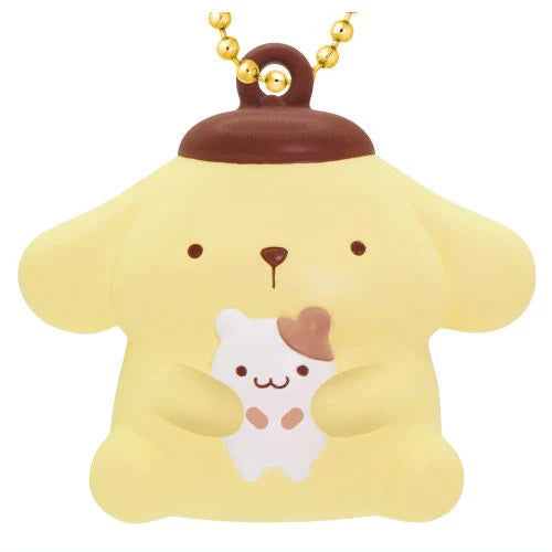 Sanrio Characters Petanko Mascot Team Yellow Takara Tomy 2-Inch Key Chain