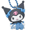 Sanrio My Melody And Kuromi Lolita Series Mascot Takara Tomy 1.5-Inch Key Chain