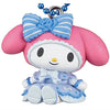 Sanrio My Melody And Kuromi Lolita Series Mascot Takara Tomy 1.5-Inch Key Chain