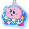 Kirby Of The Stars Shaka Glitter Key Chain Takara Tomy 2-Inch Acrylic Collectible