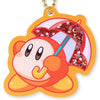 Kirby Of The Stars Shaka Glitter Key Chain Takara Tomy 2-Inch Acrylic Collectible