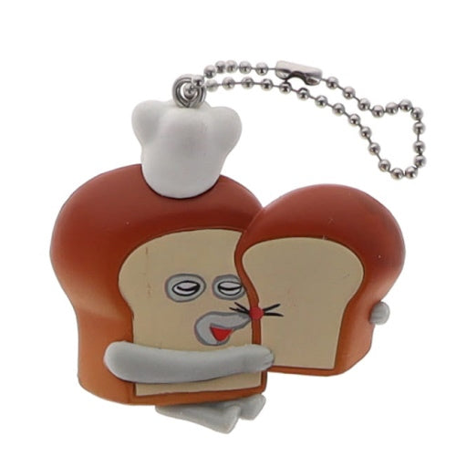 Bread Thief Pentanko Mascot Series Takara Tomy 1.5-Inch Key Chain