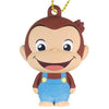Curious George Petanko Mascot Vol. 02 Takara Tomy 1-Inch Key Chain