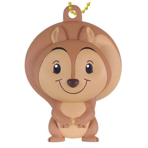 Curious George Petanko Mascot Vol. 02 Takara Tomy 1-Inch Key Chain