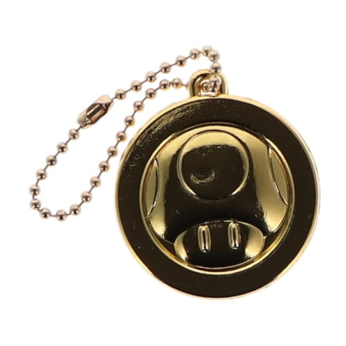 Nintendo Super Mario Coin Metal Mascot Takara Tomy 1-Inch Key Chain