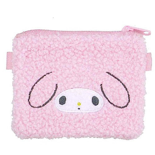 Sanrio Characters Fluffy Pouch Series Takara Tomy 4-Inch Zippered Pouch