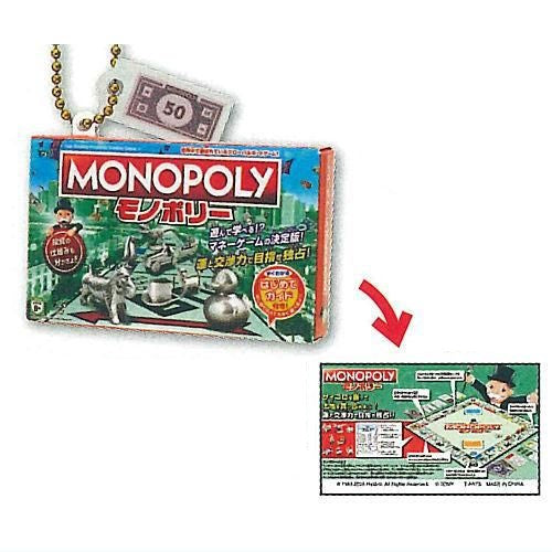 Monopoly Miniature Package Series Vol. 01 Takara Tomy 2-Inch Key Chain