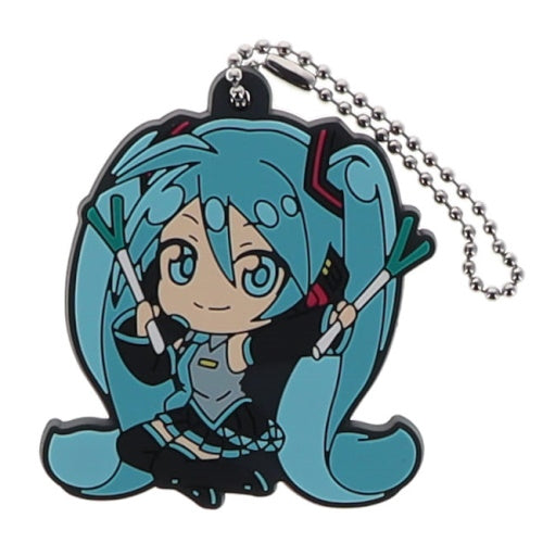 Piapro Characters DefoLava Rubber Mascot Series Takara Tomy 2-Inch Key Chain