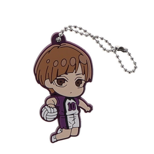 Haikyu Shiratorizawa Academy Inarizaki High Rubber Mascot Takara Tomy 2-Inch Key Chain