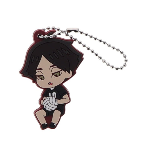 Haikyu Shiratorizawa Academy Inarizaki High Rubber Mascot Takara Tomy 2-Inch Key Chain