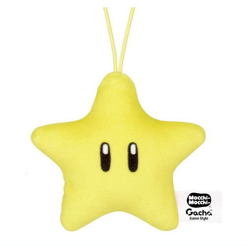 Super Mario Mocchi Mocchi Gacha Game Style Plush Takara Tomy 2-Inch Key Chain