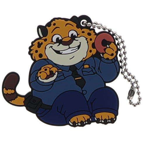 Disney Zootopia 2 Defolava Rubber Mascot Series Takara Tomy 2-Inch Key Chain