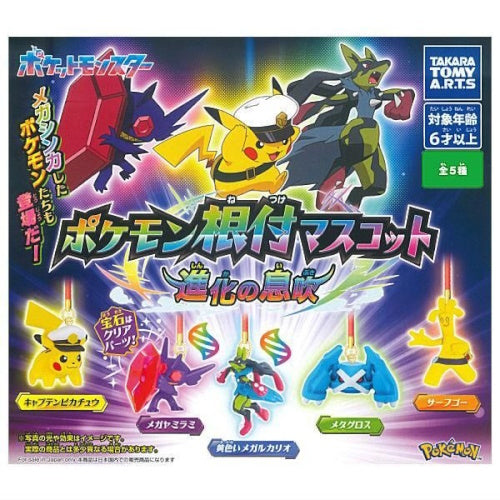 Pokemon Breath Of Evolution Netsuke Strap Series Takara Tomy 1-Inch Key Chain