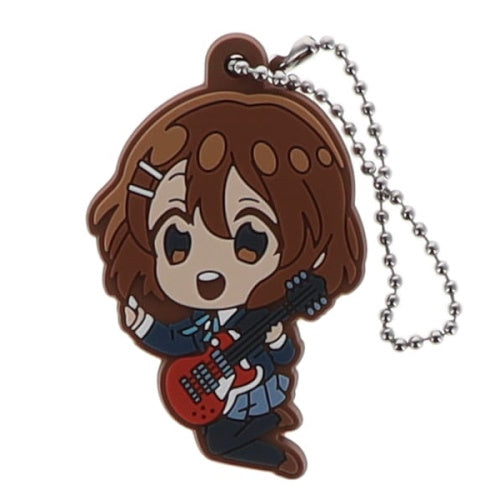 K-ON! Defolava Rubber Mascot Series Takara Tomy 2-Inch Key Chain