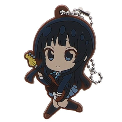 K-ON! Defolava Rubber Mascot Series Takara Tomy 2-Inch Key Chain