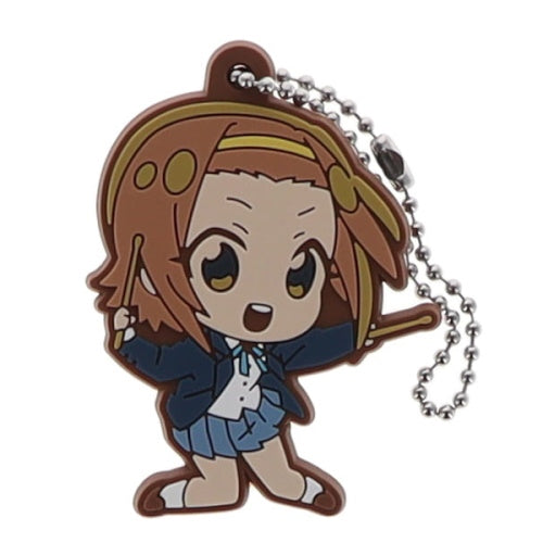 K-ON! Defolava Rubber Mascot Series Takara Tomy 2-Inch Key Chain