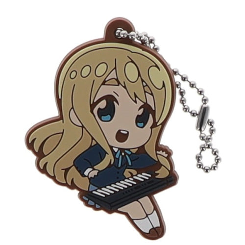 K-ON! Defolava Rubber Mascot Series Takara Tomy 2-Inch Key Chain