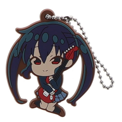 K-ON! Defolava Rubber Mascot Series Takara Tomy 2-Inch Key Chain