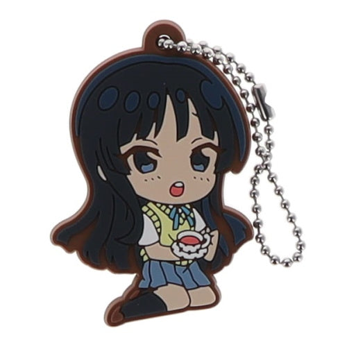 K-ON! Defolava Rubber Mascot Series Takara Tomy 2-Inch Key Chain