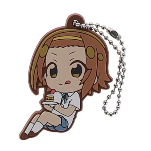 K-ON! Defolava Rubber Mascot Series Takara Tomy 2-Inch Key Chain