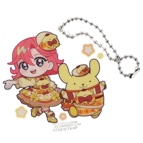 Himitsu no Aipri x Sanrio Acrylic Key Chain Series Takara Tomy 2-Inch Key Chain