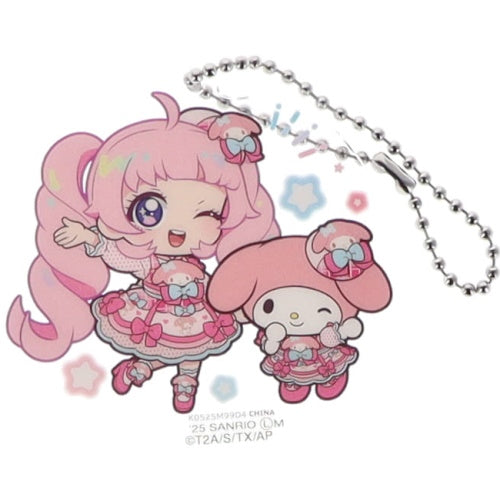 Himitsu no Aipri x Sanrio Acrylic Key Chain Series Takara Tomy 2-Inch Key Chain