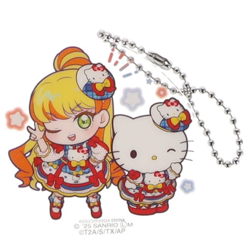 Himitsu no Aipri x Sanrio Acrylic Key Chain Series Takara Tomy 2-Inch Key Chain