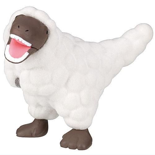 Tyrannosaurus Rex Fluffy Feathered Flocked Series Takara Tomy 2-Inch Mini-Figure