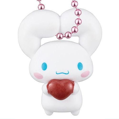 Sanrio Cinnamoroll Swinging Ear Mascot Metallic Series Takara Tomy 1-Inch Key Chain