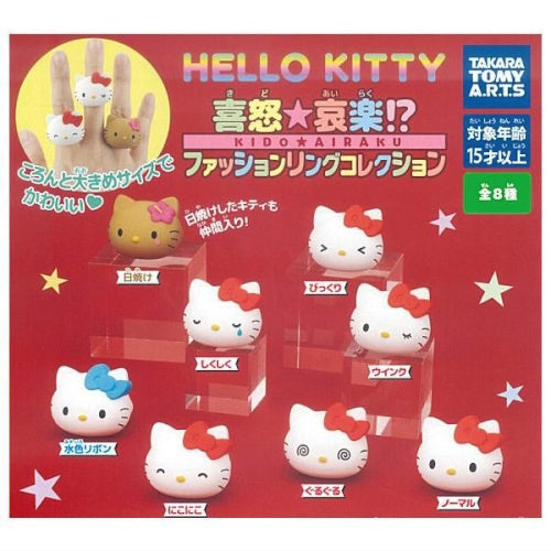 Sanrio Hello Kitty Emotions Fashion Ring Series Takara Tomy 1.5-Inch Toy
