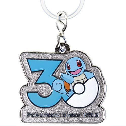 Pokemon 30th Anniversary Metal Charm Mascot Takara Tomy 1.5-Inch Key Chain