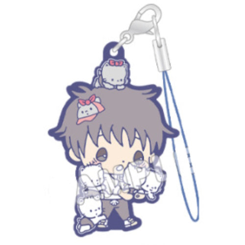 Jujutsu Kaisen 0 x Sanrio Characters Rubber Strap TBS Glowdia 2-Inch Key Chain