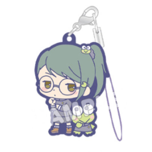 Jujutsu Kaisen 0 x Sanrio Characters Rubber Strap TBS Glowdia 2-Inch Key Chain